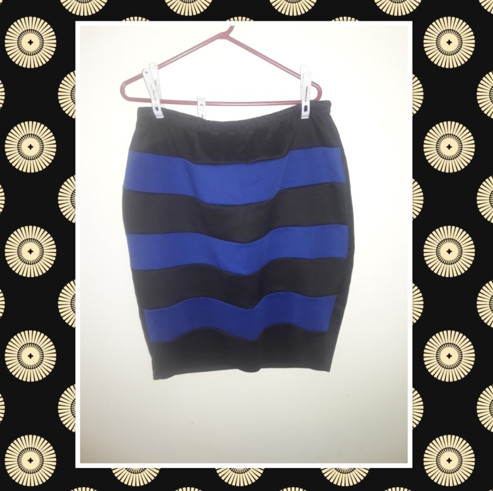 Blue/Black skirt
